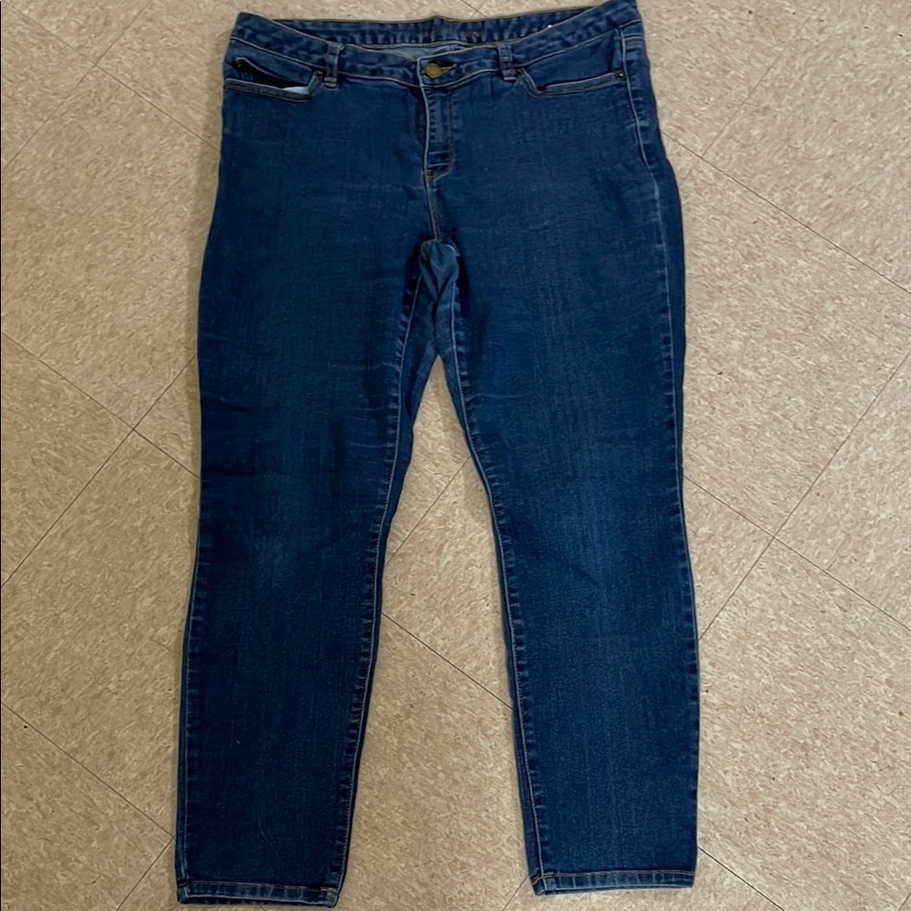 Michael Kors Blue Skinny Jeans Sleek Fit
